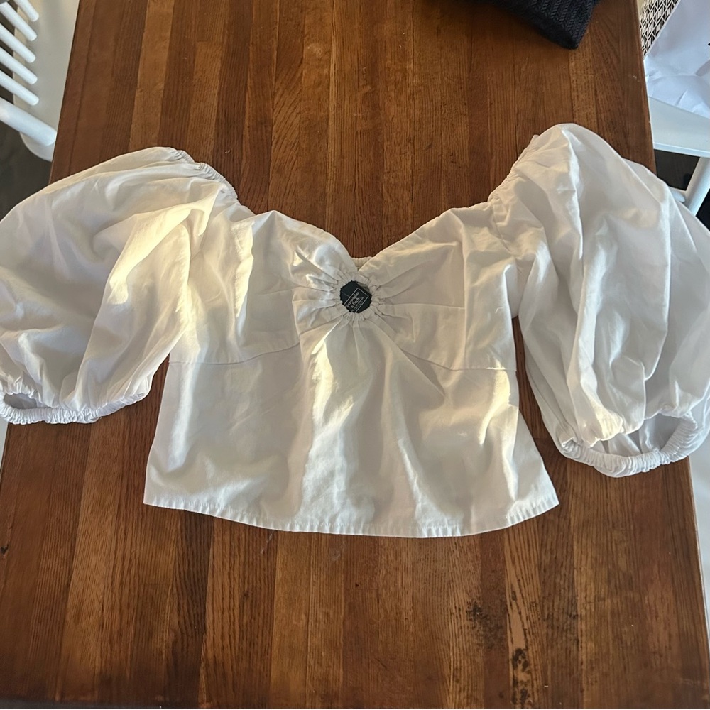NWT Abercrombie White Blouse